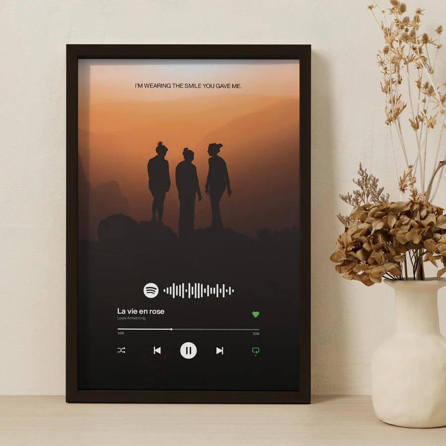 Personalized Music Plaque - Full Image Filled