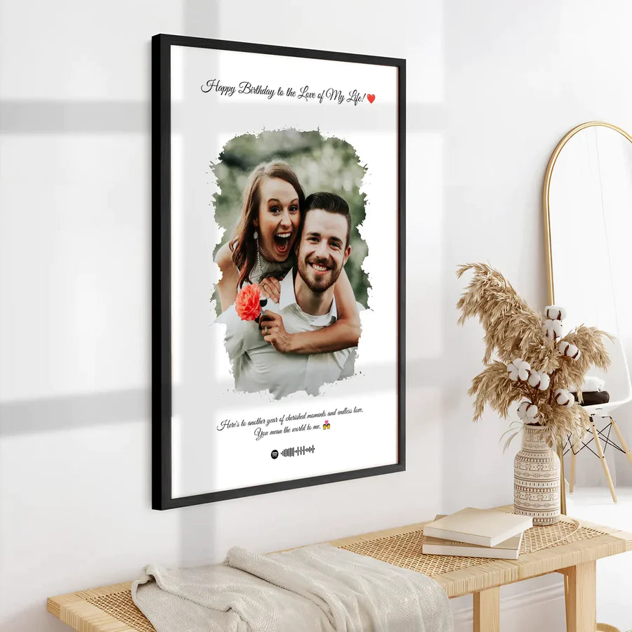 Personalized Modern Spotify Picture Frame