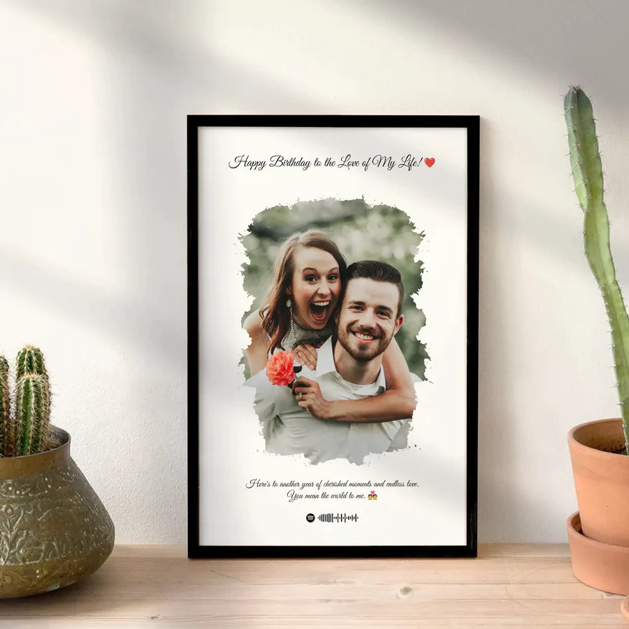 Personalized Modern Spotify Picture Frame