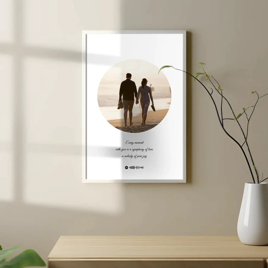 Circle Shape Style - Spotify Picture Frame