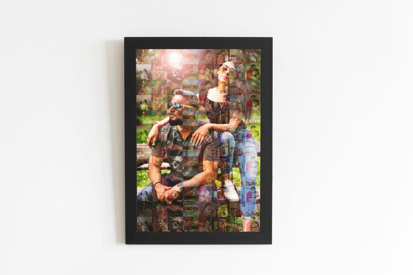 Mosaic Collage Photo Frame