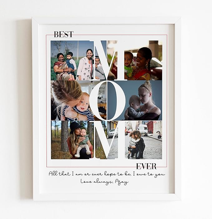 Mom Collage frame with message